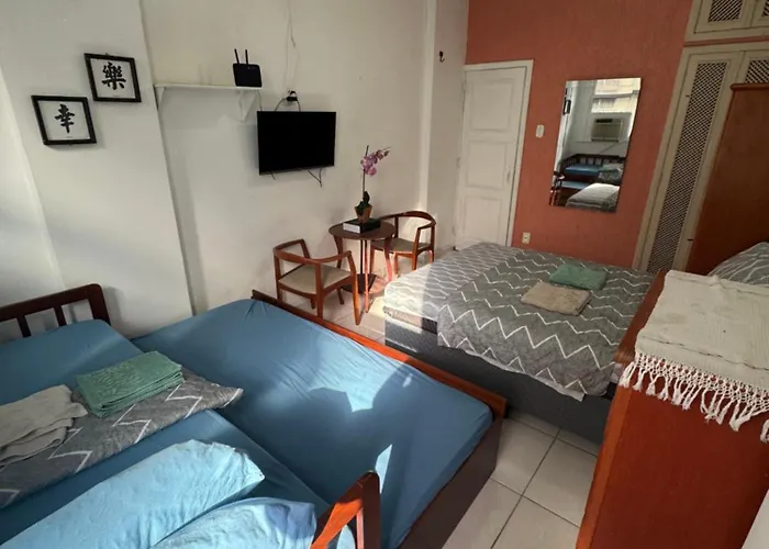 Apartamento Esquina Da Praia, 2 Minutos Da Praia De Copacabana Posto 02 Rio de Janeiro