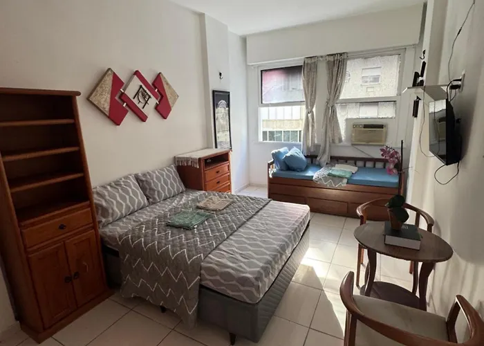 Apartamento Esquina Da Praia, 2 Minutos Da Praia De Copacabana Posto 02 Rio de Janeiro